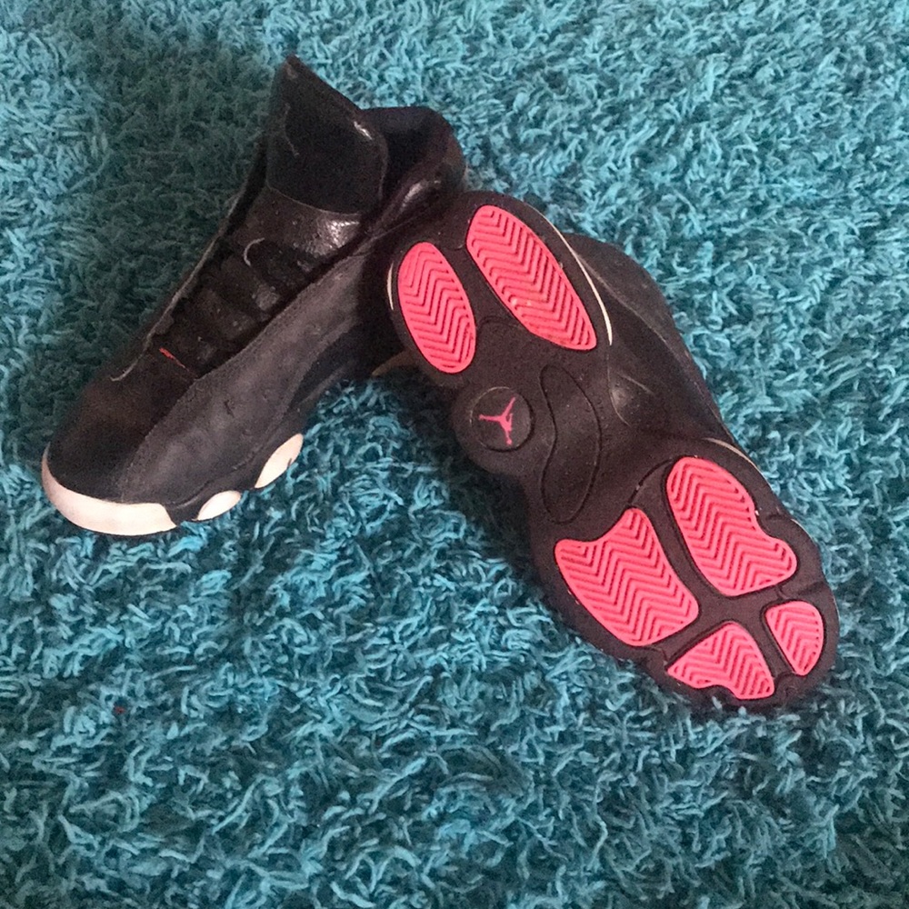 Girls Black and Pink Jordan’s